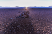 Investigadores apoyados por ALMA identifican calendario incaico en el desierto de Atacama