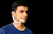 Sistema portátil para conversar con un ordenador sin tener que hablarle con voz audible