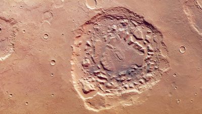 ¿Un cráter de impacto o un supervolcán en Marte?