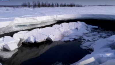 Hallan un misterioso lago de agua tibia en el extremo norte de Rusia