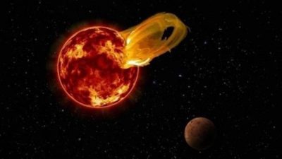 El exoplaneta más cercano recibe un «bombazo» que se vio en la Tierra