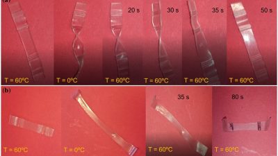 Nuevas aplicaciones de materiales capaces de recordar su forma inicial