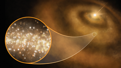 Las estrellas nacen rodeadas de diamantes