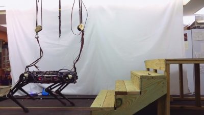 Cheetah 3, el robot “ciego” que sube escaleras y hasta puede saltar
