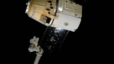 Regresó la astronave Dragon CRS-15