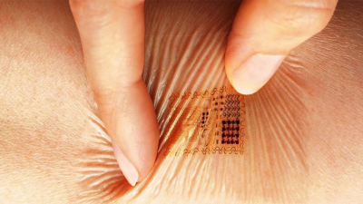 Científicos chinos desarrollan piel electrónica tipo tatuaje
