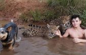 Niño brasileño que vive con jaguares en reserva genera admiración y controversia