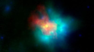Un remanente de supernova en varias longitudes de onda