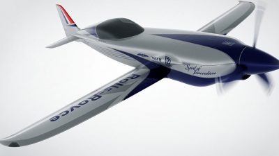 Rolls-Royce revela su avión eléctrico que busca batir el récord mundial de velocidad