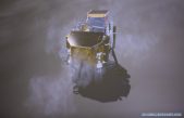 Sonda lunar Chang’e-4 aterriza en la luna tras 12 minutos de cortar la respiración