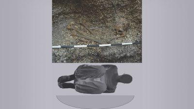 Hallan los restos de una musculosa mujer prehistórica