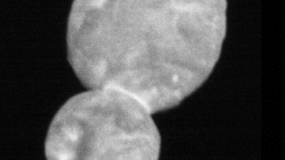 La primera foto de Ultima Thule muestra dos cuerpos unidos con forma de muñeco de nieve