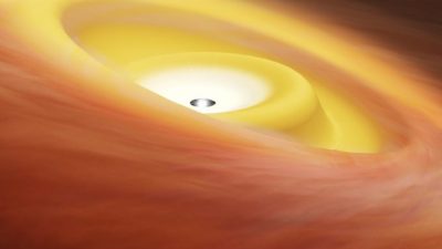 ALMA descubre protoestrella con un disco deforme a muy temprana edad