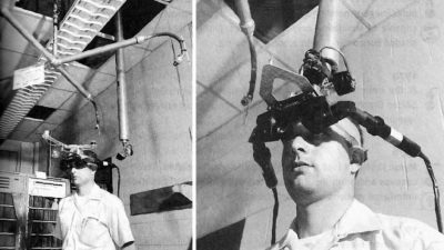 El primer casco de realidad virtual (1968)