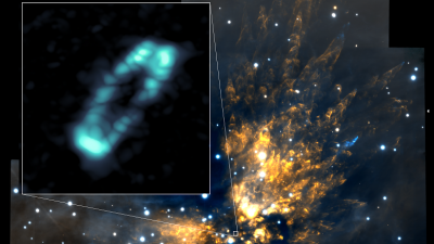 Descubren un anillo de sal alrededor de una joven estrella