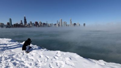 10 impactantes imágenes de la ola de frío en EEUU que te dejarán congelado