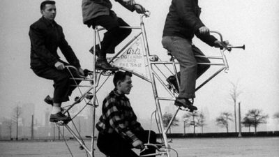 Exhibición de bicicletas raras de 1948