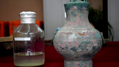 Descubren supuesto elixir de inmortalidad en una vasija china milenaria