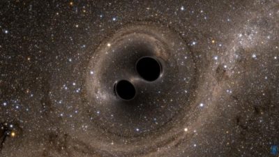 Un accidente cósmico: Captan dos agujeros negros supermasivos en ruta de colisión