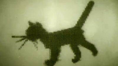 «Gatito»: Un gato caminando en una animación por ordenador de 1968