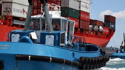 Nueva Zelanda usará barcos remolcadores eléctricos para sus puertos