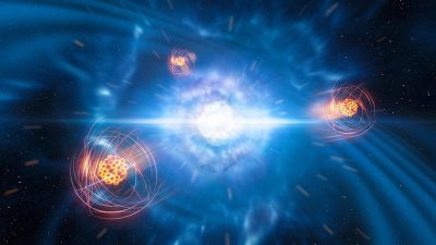 Primera identificación de un elemento pesado nacido tras la colisión de dos estrellas de neutrones