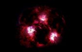 Descubren accidentalmente una monstruosa galaxia del amanecer del universo