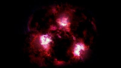 Descubren accidentalmente una monstruosa galaxia del amanecer del universo