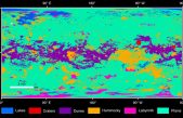 Primer mapa geológico global de Titán