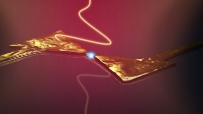 Luz láser para manipular electrones de forma ultrarrápida