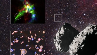 Un equipo de astrónomos revela la historia interestelar de uno de los ladrillos para la construcción de la vida