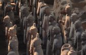 Desentierran más guerreros de terracota en China