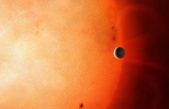 Un exoplaneta está tan cerca de su estrella que la rodea en solo 18 horas