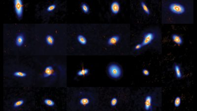 Se hallan más de trescientos discos de formación de planetas en estrellas jóvenes en las nubes de Orión