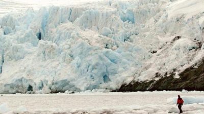 El hielo de los glaciares ya registra señales del Covid-19
