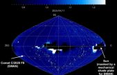 El cometa SWAN, descubierto gracias al observatorio solar SOHO