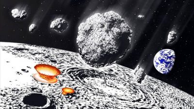 Los cráteres de la Luna revelan una lluvia de asteroides hace 800 millones de años