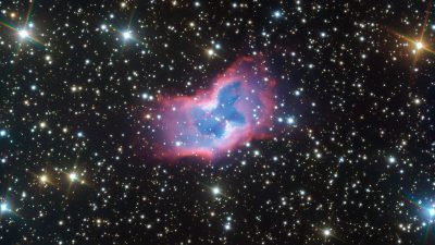 Una impresionante mariposa espacial captada por un telescopio de ESO