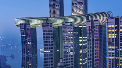 Los primeros rascacielos horizontales del mundo están en Asia y son un espectáculo visual