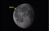 Este fin de semana, Marte se encuentra con la Luna