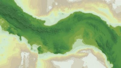 Así ha variado la forma del istmo de Panamá durante los últimos 26.000 años