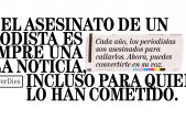 Día Internacional para poner fin a la impunidad de los crímenes contra periodistas