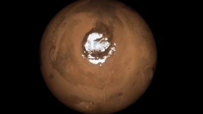 Un misterioso «bamboleo» está moviendo los polos de Marte