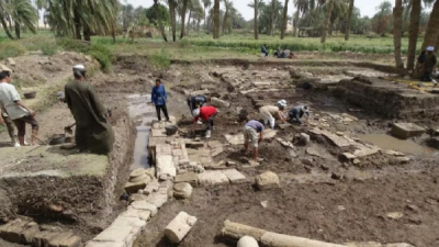 Arqueólogos españoles descubren parte del templo perdido del faraón Ptolomeo I