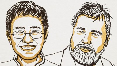 Maria Ressa y Dmitry Muratov, premio Nobel de la Paz