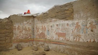 Descubren la tumba del jefe del Tesoro real bajo el reinado del faraón Ramsés II en Egipto