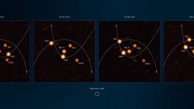 Vea las imágenes más profundas hasta el momento del movimiento de las estrellas alrededor del agujero negro supermasivo de la Vía Láctea