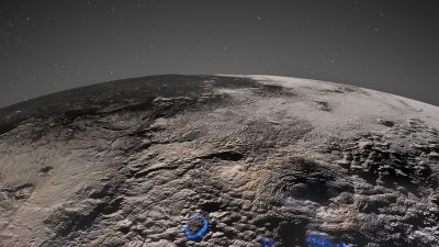 Descubren que Plutón posee gigantescos volcanes de hielo
