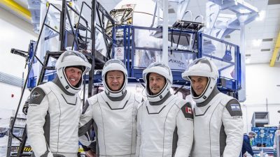 Inminente lanzamiento de la primera misión privada a la estación espacial internacional