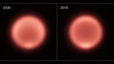 Un telescopio de ESO capta sorprendentes cambios en la temperatura de Neptuno
